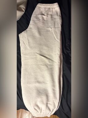 Aritzia Oatmeal Cozy Fleece Sweatpants
